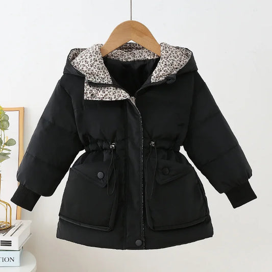 2-7 Years Girls Winter Duck Down Coat