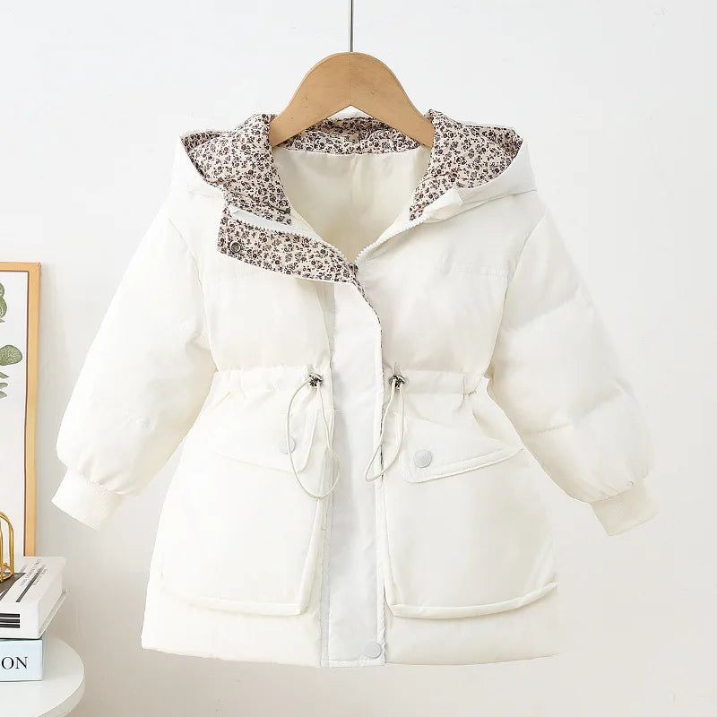 2-7 Years Girls Winter Duck Down Coat